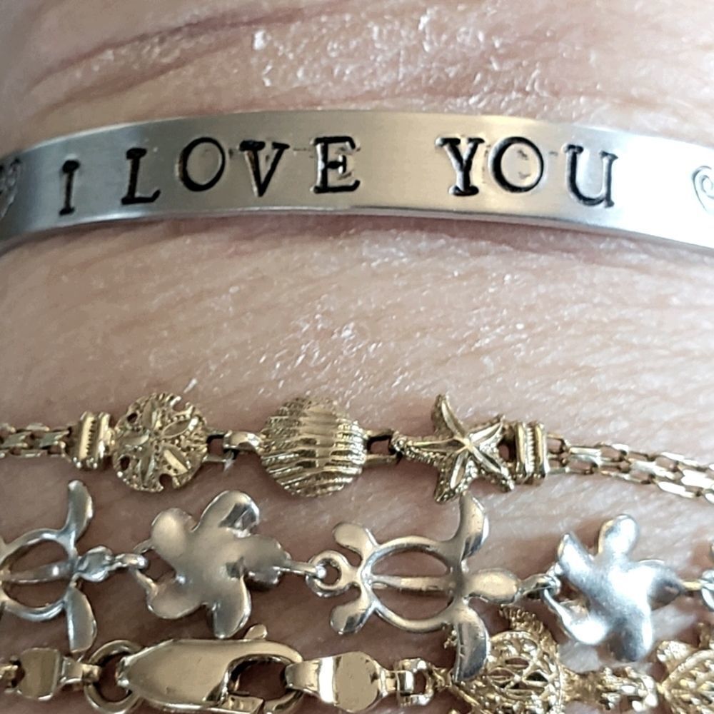 I Love You, Aluminum cuff br…